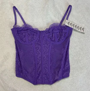 Purple Urban Outfitters Corset Top thumbnail 2
