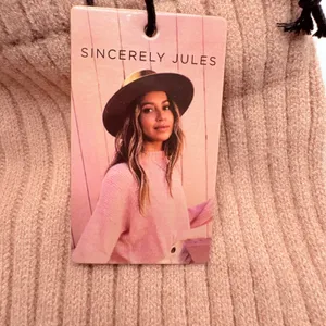 Sincerely Jules Ribbed Knit Pants Womens Large Pink Wide Leg Lounge Cozy NWT thumbnail 7