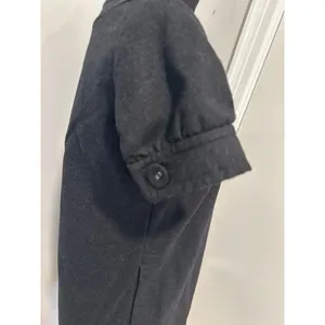 VTG GAP Wool Blend Pleated Bib Shift Dress Women SZ: 4 Black preppy mall brand thumbnail 10