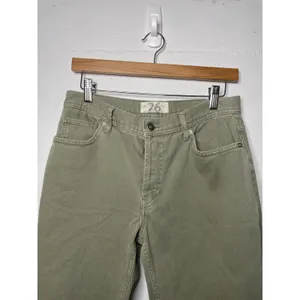We The Free Maggie Mid Rise Olive Green Denim Jeans Womens Size 26 thumbnail 3