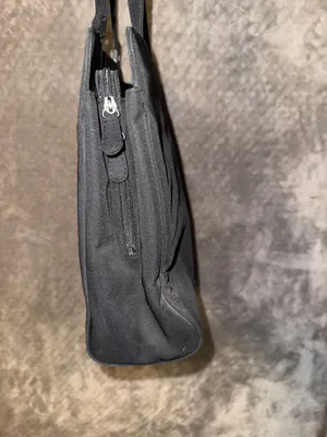 Villager A Liz Claiborne Company Black Structured Laptop Briefcase Tote thumbnail 9