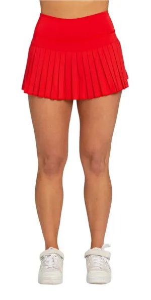 Gold Hinge Skirt Candy Red Medium thumbnail 1