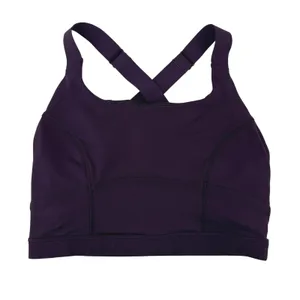 Lululemon Pure Practice Bra Deep‎ Zinfandel Purple Women 6 Luxtreme Strappy thumbnail 5
