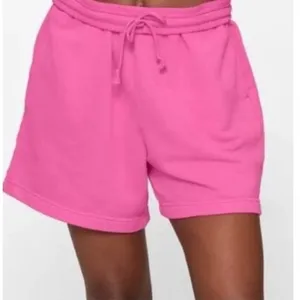 SKIMS Hot Pink Drapey French Terry Ultra High Waist Drawstring Lounge Shorts XS thumbnail 2