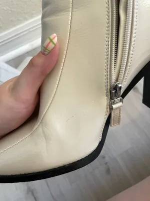 Princess Polly White Heeled Boots thumbnail 4