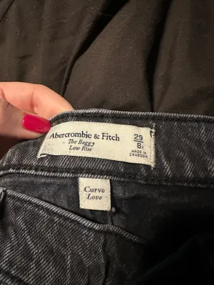Abercrombie & Fitch Curve Love Baggy Low Rise Jean thumbnail 2