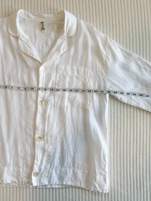 Intimately by Free People Linen Button Down Shirt with Mother of Pearl Buttons thumbnail 6