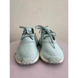 Adidas NMD_R1 Boost Low Top Sneakers Dash Green/Cloud White EF4275 Size 6 thumbnail 3