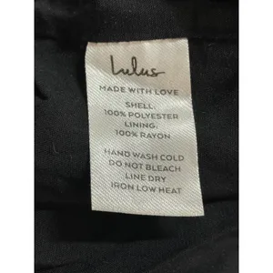 Lulus Women's Black Crinkle High Waisted Stretch Mesh Layered Mini Shorts Size L thumbnail 5