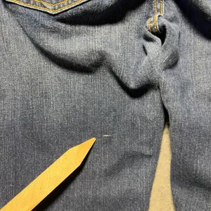 Daisy Anchor Blue‎ Bootcut Jeans Size 15 Y2K Low Rise Stretch Denim thumbnail 10