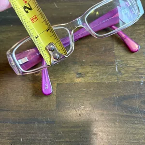 Ray-Ban Eye Glasses Clear Fram Pink Purple Reading thumbnail 4