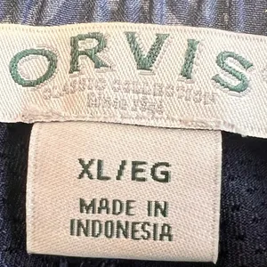 Orvis‎ Athletic Skort Skirt Blue XL Elastic Waist Zipper Pockets Golf Hiking thumbnail 3