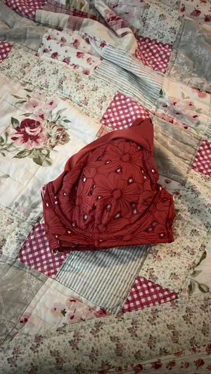Burnt Orange Lace Bikini Top Size M thumbnail 3