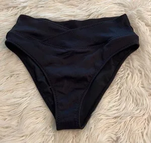FABLETICS SWIM BOTTOM size L brand new color black waist 30” flat elastic thumbnail 1