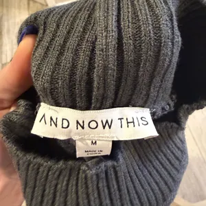 Grey Mock Neck “And Now This” Sweater Gray Size M thumbnail 2