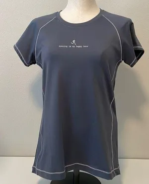 Alo short sleeve blue running tee Sz M thumbnail 1