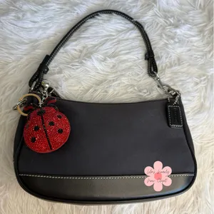 y2k COACH Vintage Mini Demi Hampton 7769 Mini Purse Shoulder Bag thumbnail 1