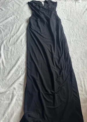 Outcast Clothing Riana Maxi Dress Black thumbnail 3