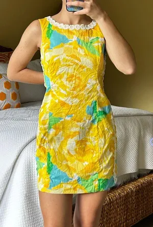 Lilly Pulitzer Mila Lace Shift First Impressions thumbnail 1