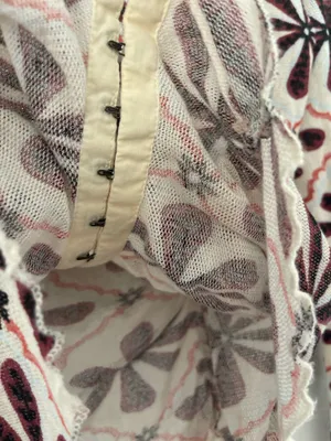 Free People Through The Meadow Top in White Sand Combo thumbnail 5