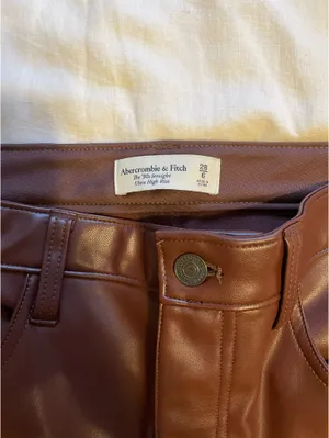 Abercrombie Leather Pants thumbnail 4