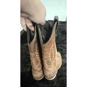 Abilene Women's Oiled Cowhide Cowgirl Boot Square Toe 6 thumbnail 3