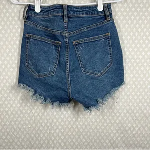 Free People We The Free Crvy‎ High Rise Vintage Shorts thumbnail 6