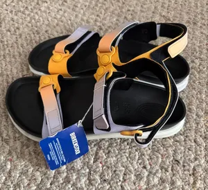 BIRKENSTOCK KALAHARI BIRKO-FLOR SANDAL Purple Fog- Size 41 (Ladies 10, Mens 8) thumbnail 1