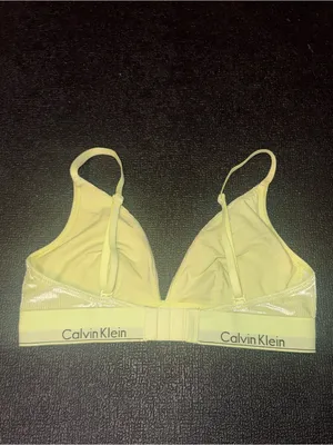 CALVIN KLEIN velvet bra size small thumbnail 3