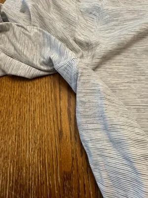 Lululemon White And Gray Mesh Leggings thumbnail 5