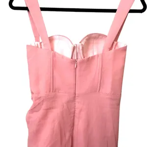 ADEIRLINA Showtime‎ II Corset Style Midi Dress Pink NWT XS thumbnail 4