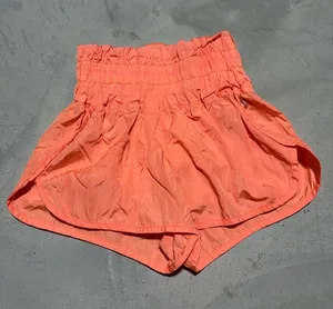 Free people movement FP High-Waist Ruched Shorts orange XS thumbnail 1