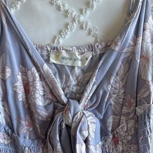 Ocean Drive lilac floral sundress thumbnail 3