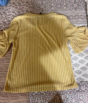 Dressy Yellow Striped Shirt thumbnail 5