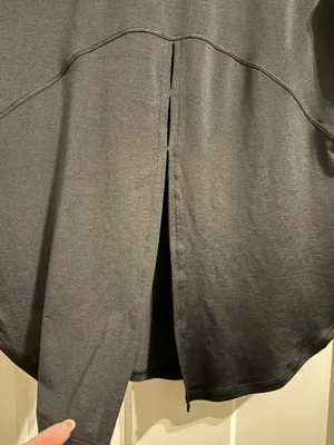 Black Lululemon Tee Shirt - Back In Action Short Sleeve thumbnail 5