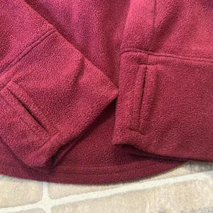 Women’s Old Navy Berry/Burgundy Quarter-Zip Fleece thumbnail 4