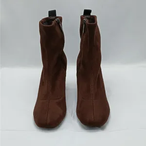 Donald Pliner Cattie Ankle Boots Womens 7.5M Brown Block Heel Whimsygoth Grunge thumbnail 3