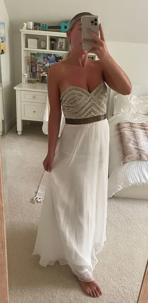 Madison James Beaded Gown thumbnail 4