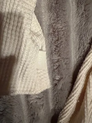 TNA Cream Cropped Waffle Knit Long‎ Sleeve Top thumbnail 4