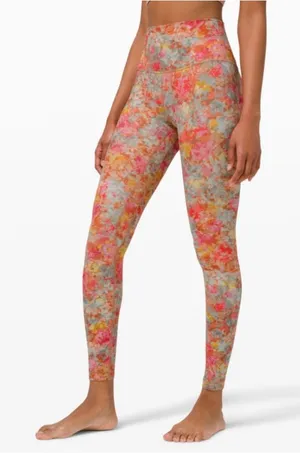 Lululemon Align Pant 28” Inflorescence Multi leggings size 6 thumbnail 1