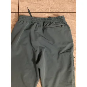 New Balance Women Jogger Pants Teal Green Athletic Zip Ankle Drawstring Size L thumbnail 5