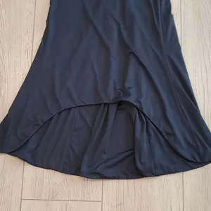 Tiger Mist Black Maxi Skirt With Front Cut thumbnail 2