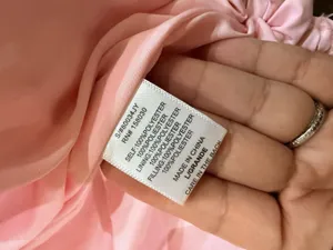 Love Tree Womens Size L Pink Cropped Puffer Jacket Full Zip Drawstring Hem NWOT thumbnail 9