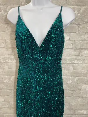 Baltic Born Valdez Sequin Maxi Dress in Topaz thumbnail 2