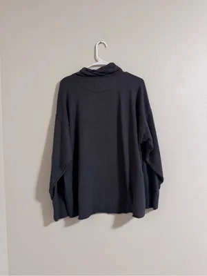 aerie Dark Charcoal Turtleneck Pullover thumbnail 3