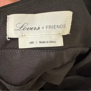 Lovers + Friends Theseus Gown Size XXS Black thumbnail 3