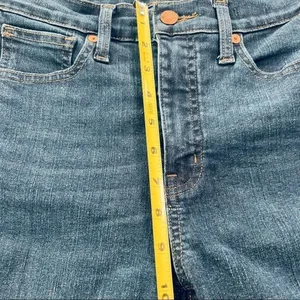 Madewell 10 High Rise Skinny Jeans Dark Wash‎ Size 26 For Your Tall Boots thumbnail 7