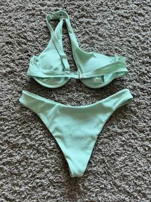 SheIn Mint Bikini Set thumbnail 3