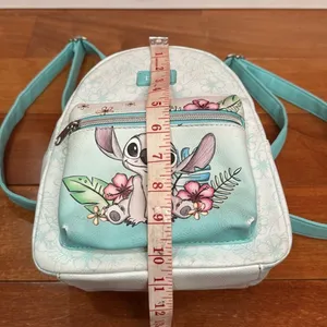 Loungefly Disney Lilo And Stitch Hibiscus Flowers‎ Sketch Mini Backpack thumbnail 10