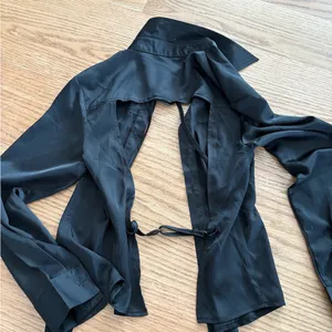 Rumored open back satin top thumbnail 3
